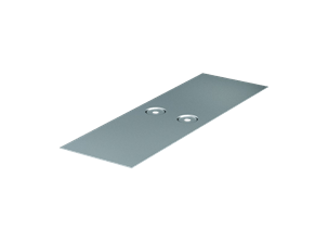 Splice plate for width